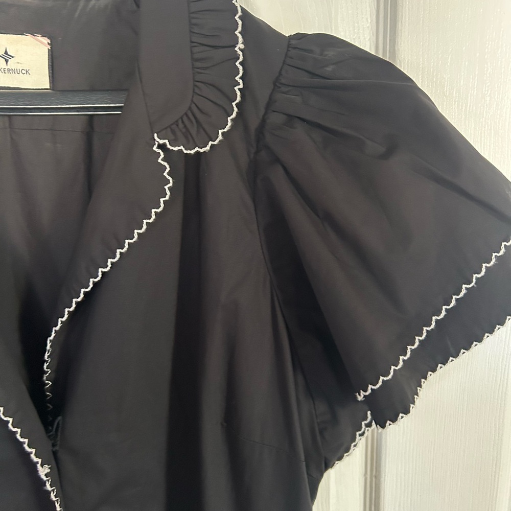 Tuckernuck Alice Dress is a black, elevated midi dress. - Picture 4 of 10